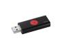 Флешка USB3.1 32GB Kingston DataTraveler 106 Black/Red (DT106/32GB)