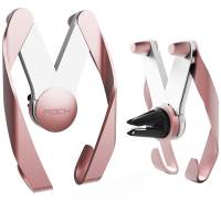 Автодержатель Rock AutoBot M vent car holder Metal Rose Gold