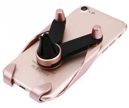 Автодержатель Rock AutoBot M vent car holder Resin Rose Gold