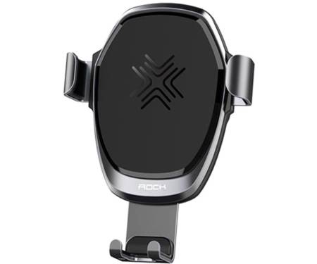 Автодержатель Rock Wireless Charging Gravity Car Mount Grey
