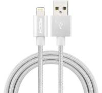 Кабель Rock Charge & Sync round Lightning Cable II 0,3 m White