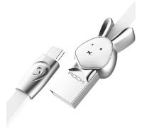 Кабель Rock Chinese Zodiac Micro cable 1M Rabbit-White