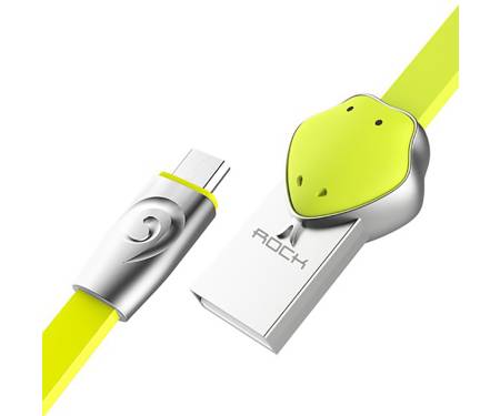 Кабель Rock Chinese Zodiac Micro cable 1M Snake-Green
