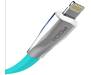 Кабель Rock Salmon lightning auto disconnect data cable 1 m Blue