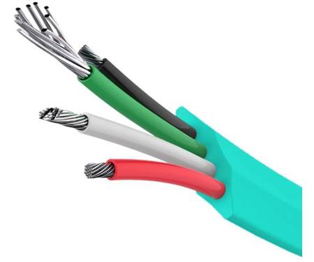 Кабель Rock Salmon lightning auto disconnect data cable 1 m Blue