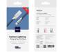 Кабель Rock Salmon lightning Charge & Sync flat cable 1 m Blue