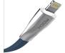 Кабель Rock Salmon lightning Charge & Sync flat cable 1 m Blue