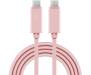 Кабель Rock USB-C to C Cable USB3.0 1 m Rose Gold