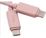 Кабель Rock USB-C to C Cable USB3.0 1 m Rose Gold