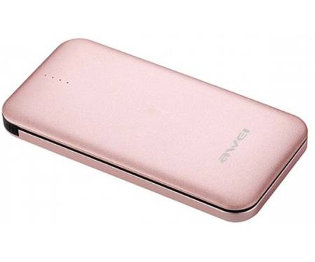 Power Bank AWEI P20K 8000mAh Power Bank Rose Gold