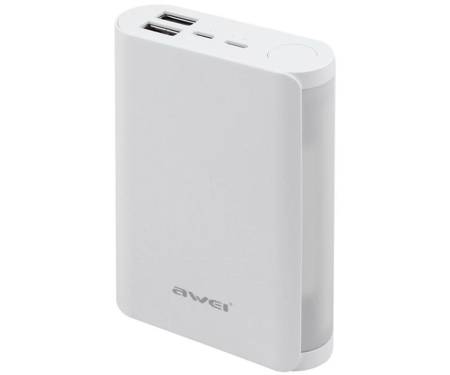 Power Bank AWEI P40K 10000mAh Power Bank White