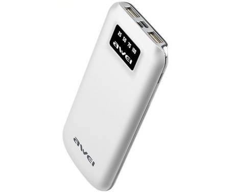 Power Bank AWEI P50K 10000mAh Power Bank White