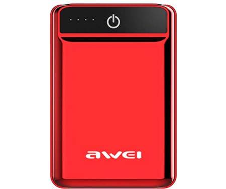 Power Bank AWEI P54K 10000mAh Power Bank Red