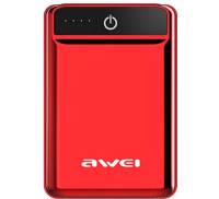 Power Bank AWEI P54K 10000mAh Power Bank Red