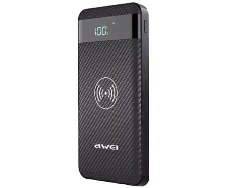 Power Bank AWEI P55K 10000mAh Wireless Power Bank Black