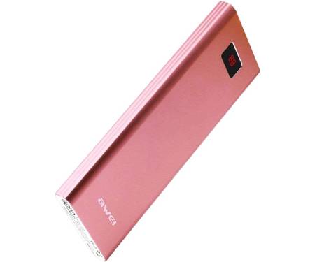 Power Bank AWEI P91K 8000mAh Rose Gold