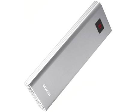 Power Bank AWEI P91K 8000mAh Silver