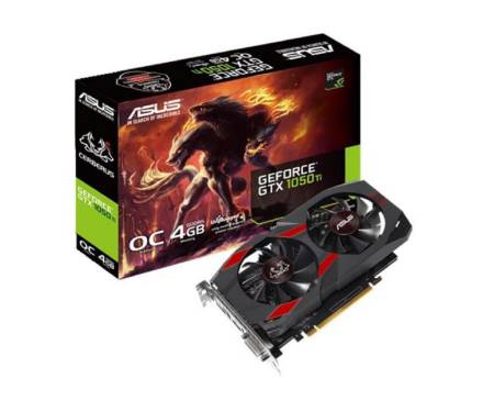 видеокарта ASUS GeForce GTX 1050 Ti CERBERUS OC 4GB