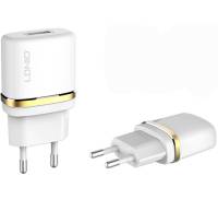 Сетевое зарядное устройство LDNIO DL-AC50 Travel charger 1USB 1A + Lightning cable White