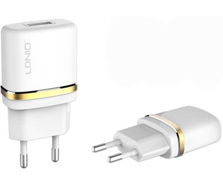 Сетевое зарядное устройство LDNIO DL-AC50 Travel charger 1USB 1A + MicroUsb cable White