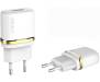 Сетевое зарядное устройство LDNIO DL-AC50 Travel charger 1USB 1A + MicroUsb cable White