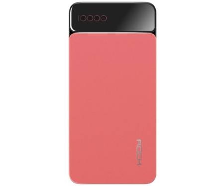 Power Bank Rock P38 with Digital Display 2.4 A 10000 mAh Red