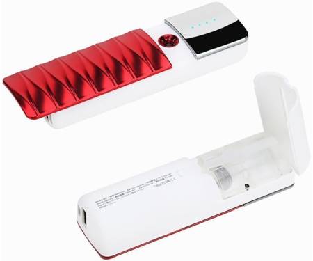 Power Bank Rock Space Spray mist 2500mAh Red