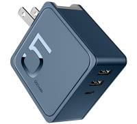 Power Bank Rock Sugar 2-in-1 and Wall Charger CCC 5000 mAh Blue