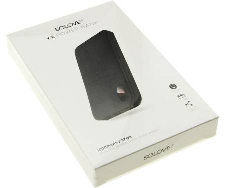Power Bank Solove Y2 10000 mAh Black