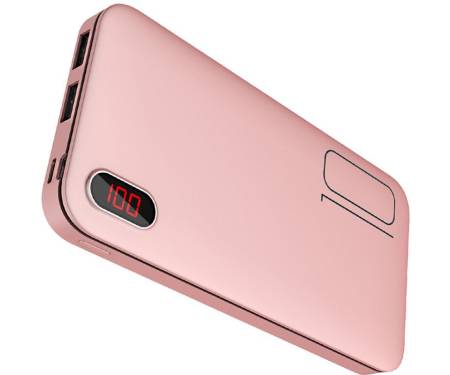 Power Bank Solove Y2 10000 mAh Rose Gold