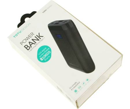 Power Bank TOTU PBQ01 10000mah Yamu Series Black