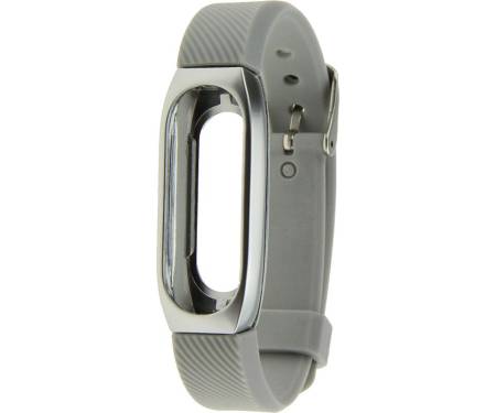 Ремешок UWatch 304 Stainless Steel Wrist Bracelet Milanese Replacement Strap For Mi Band 2 Silver