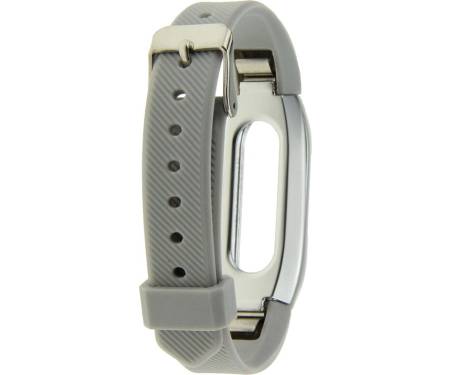 Ремешок UWatch 304 Stainless Steel Wrist Bracelet Milanese Replacement Strap For Mi Band 2 Silver
