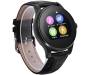 Смарт-часы UWatch K88H Black Leather Strap