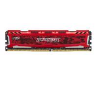 Crucial DIMM 4Gb DDR4 PC2400 Ballistix Sport LT Red (BLS4G4D240FSE)