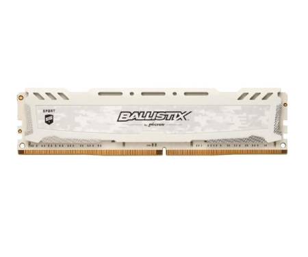 Crucial DIMM 4Gb DDR4 PC2666 Ballistix Sport LT White (BLS4G4D26BFSC)