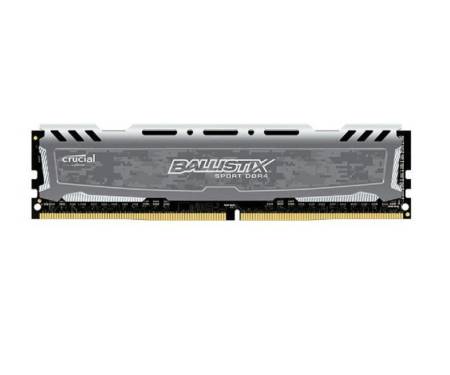 Crucial DIMM 8Gb DDR4 PC2666 Ballistix Sport LT Gray (BLS8G4D26BFSBK)