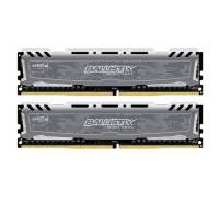 Crucial DIMM 8Gb KIT(2x4Gb) DDR4 PC2400 Ballistix Sport LT Gray (BLS2C4G4D240FSB)