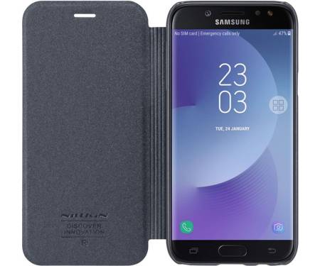 Чехол-книжка Nillkin Sparkle Leather Case Samsung Galaxy J7 2017 J730 Black