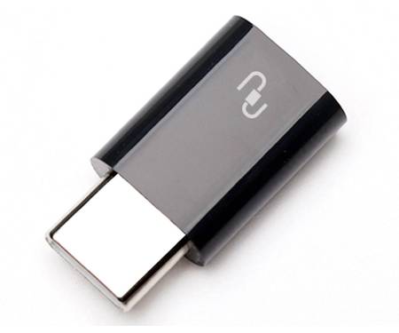 Переходник Xiaomi Micro USB to Type-C Converter Black