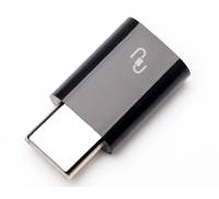 Переходник Xiaomi Micro USB to Type-C Converter Black