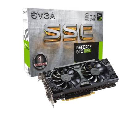 видеокарта EVGA GeForce GTX 1050 SSC Gaming ACX 3.0