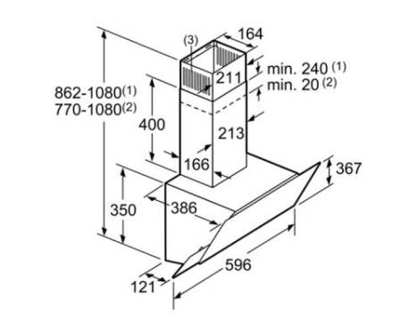 Вытяжка Bosch DWK 065G 60