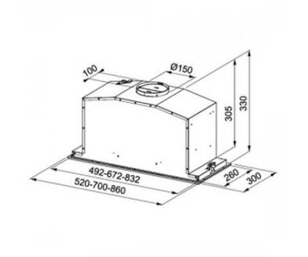 Вытяжка Franke Box Plus LED FBI 537 XS LED (110.0442.943)