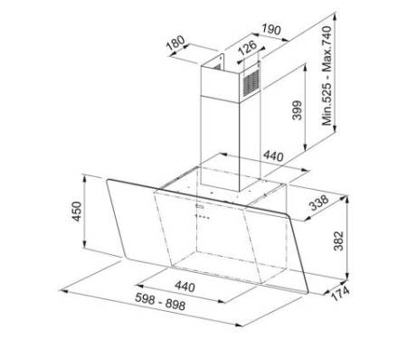 Вытяжка Franke Vertical Evo FPJ 615 V BK A (110.0361.890)