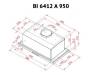 Вытяжка Perfelli BI 6412 A 950 I LED