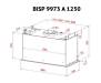 Вытяжка Perfelli BISP 9973 A 1250 IV LED Strip