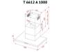 Вытяжка Perfelli T 6612 A 1000 IV LED