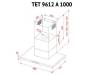 Вытяжка Perfelli TET 9612 A 1000 I LED