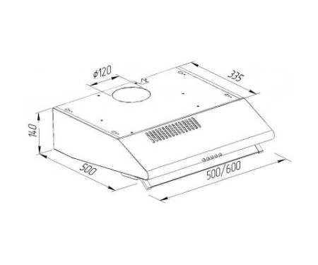 Вытяжка Pyramida MH 50 WH